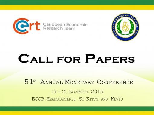 Call for Papers - 51st Annual Monetary Studies Conference Call for Papers - 51st Annual Monetary Studies Conference