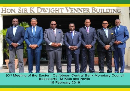 Communique of the 93rd Meeting of the Monetary Council of the Eastern Caribbean Central Bank Communique of the 93rd Meeting of the Monetary Council of the Eastern Caribbean Central Bank
