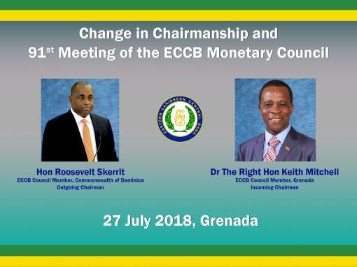 Council Member for Grenada takes over Chairmanship of ECCB Monetary Council Council Member for Grenada takes over Chairmanship of ECCB Monetary Council