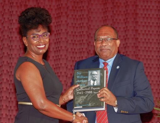 ECCB Presents 9th Sir Arthur Lewis Memorial Book Award to Anguilla Community College ECCB Presents 9th Sir Arthur Lewis Memorial Book Award to Anguilla Community College