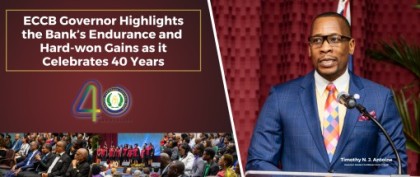ECCB Governor Highlights the Bank’s Endurance and Hard-won Gains as it Celebrates 40 Years