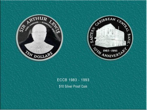 10th Anniversary of the ECCB coin (Silver)